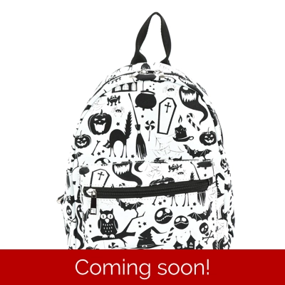 Spooky Nights Collage Mini Backpack